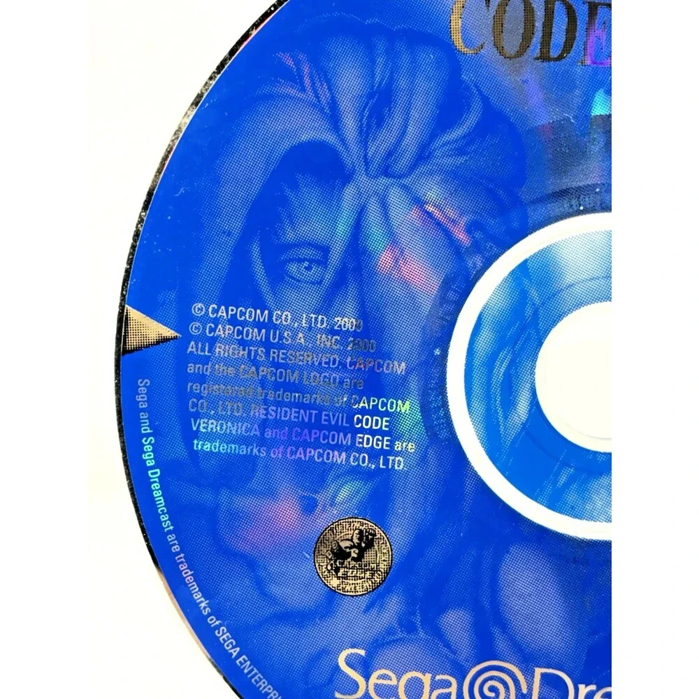 Resident Evil Code Veronica Sega Dreamcast Replacement Disc 2 Only Tested